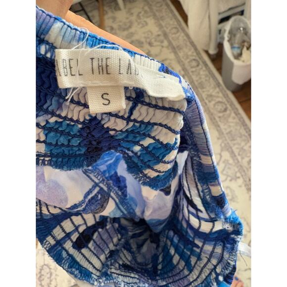 Anthropologie Blue and White Maxi Dress - Picture 7 of 11